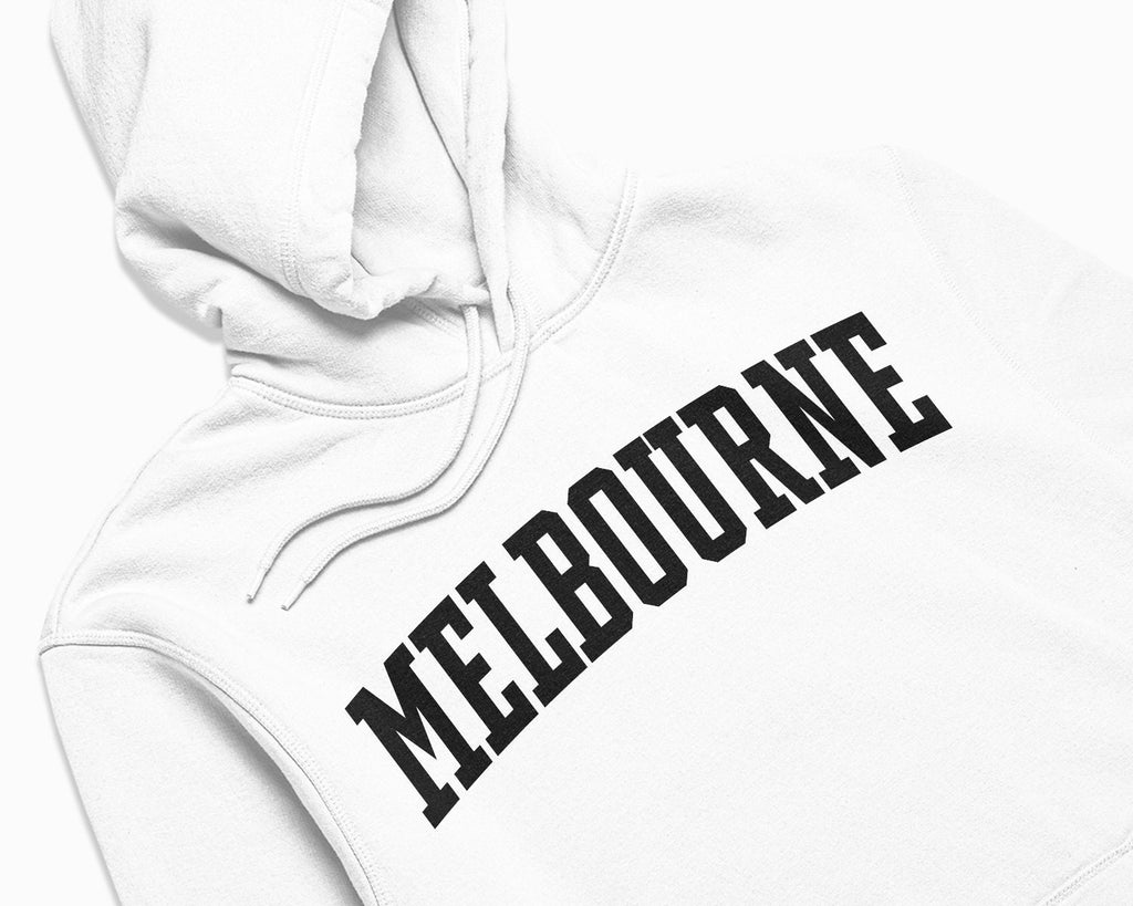 Melbourne Hoodie - White/Black