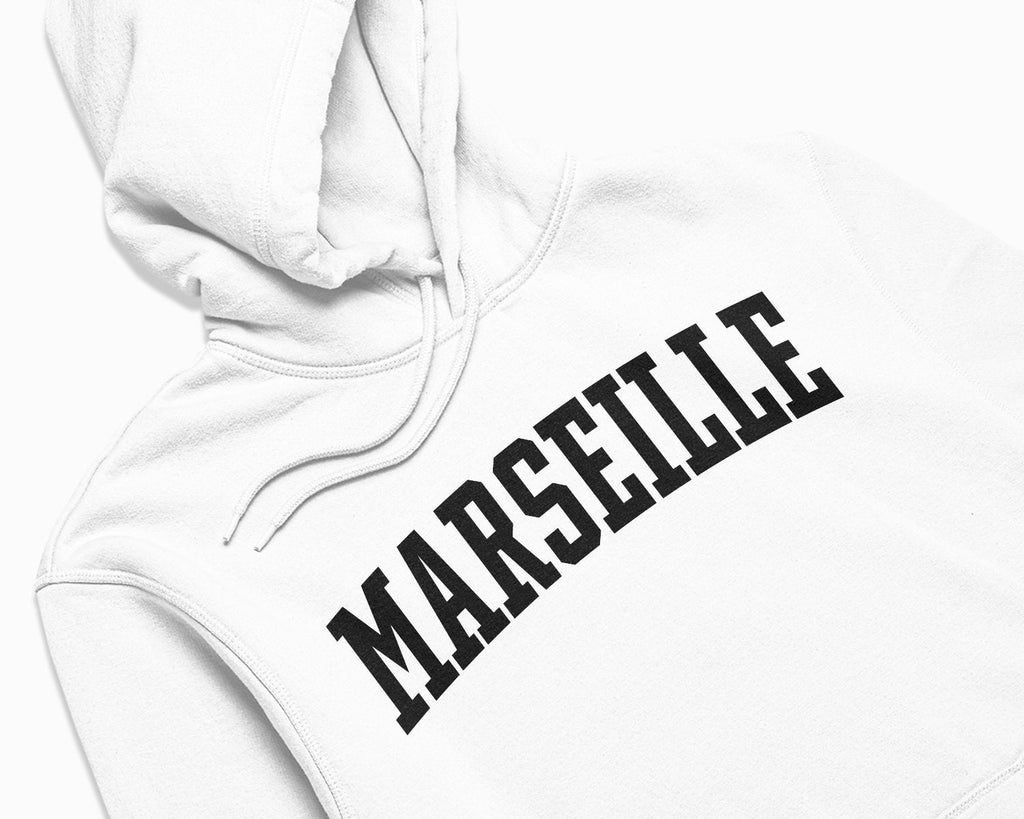 Marseille Hoodie - White/Black