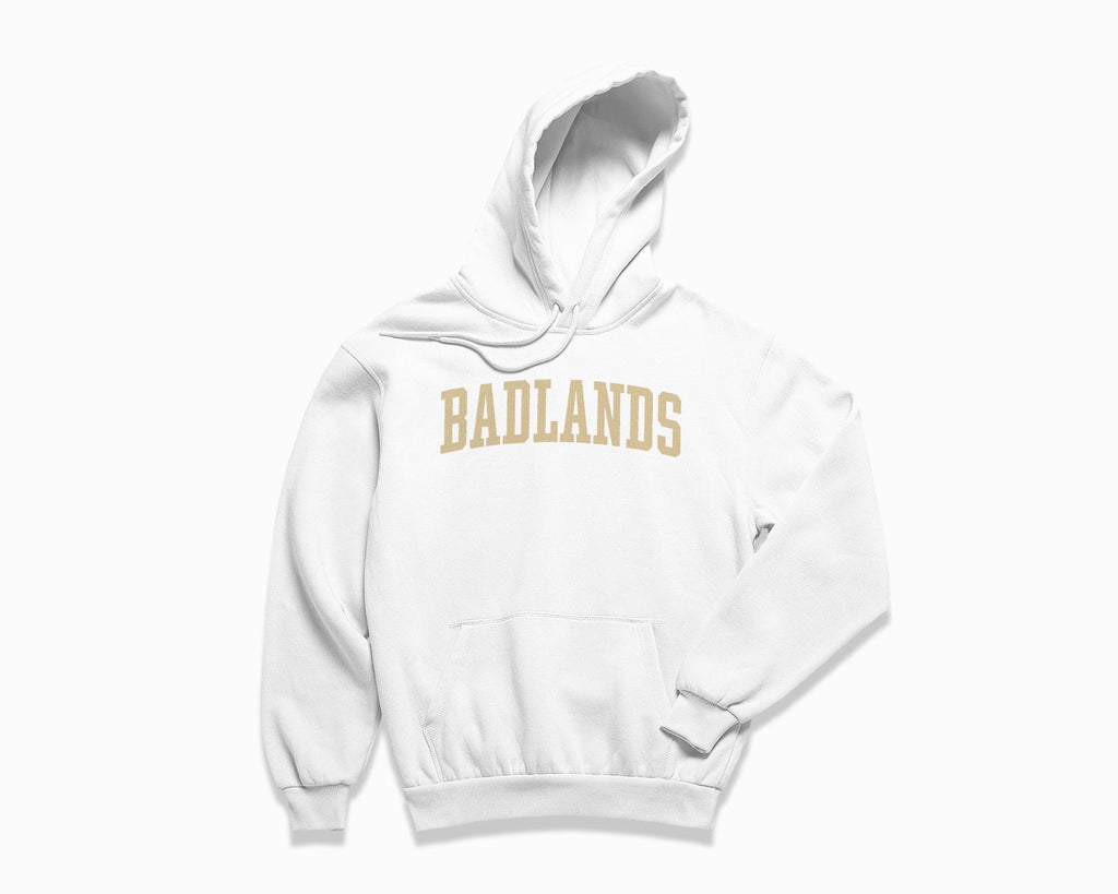 Badlands Hoodie - White/Tan