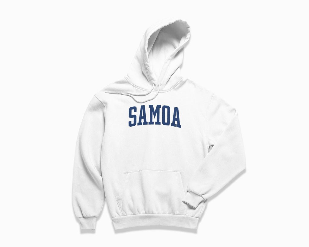 Samoa Hoodie - White/Navy Blue