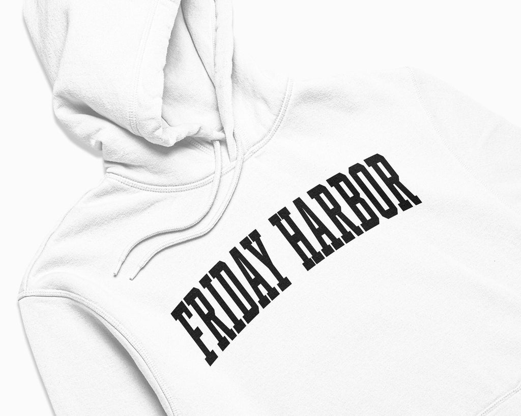 Friday Harbor Hoodie - White/Black