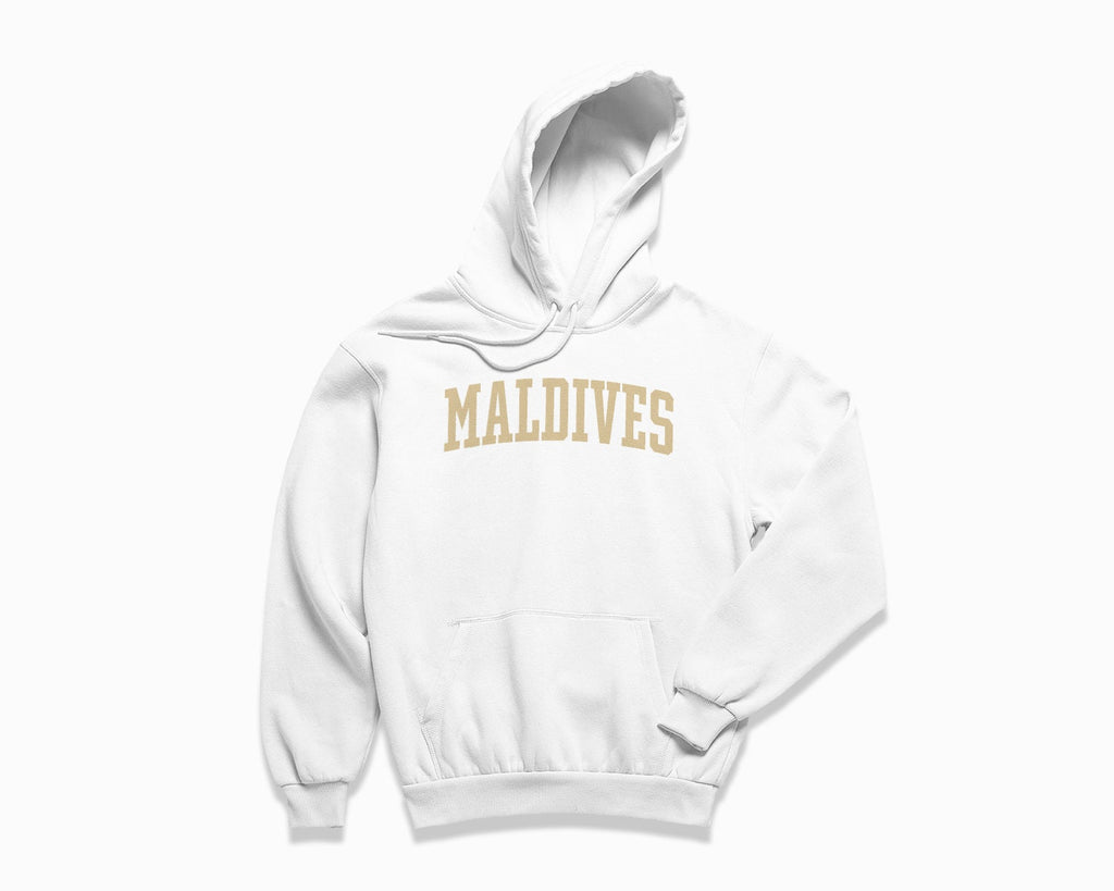 Maldives Hoodie - White/Tan