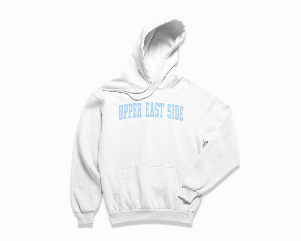 Upper East Side Hoodie - White/Light Blue