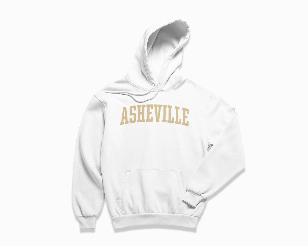 Asheville Hoodie - White/Tan