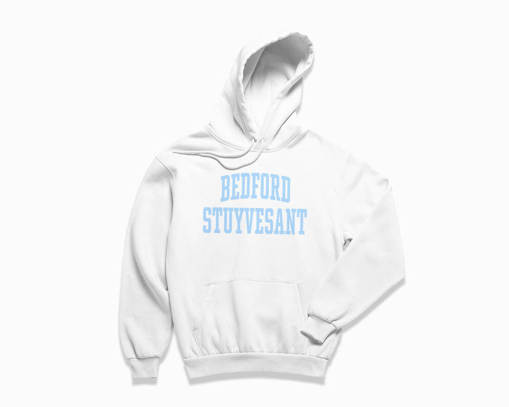 Bedford Stuyvesant Hoodie - White/Light Blue