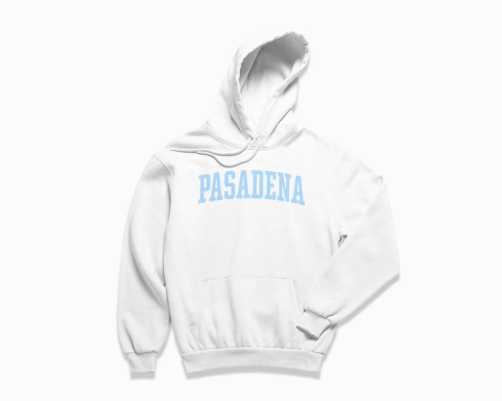 Pasadena Hoodie - White/Light Blue