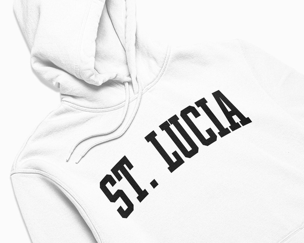 St. Lucia Hoodie - White/Black