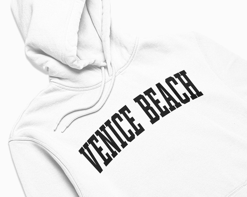 Venice Beach Hoodie - White/Black