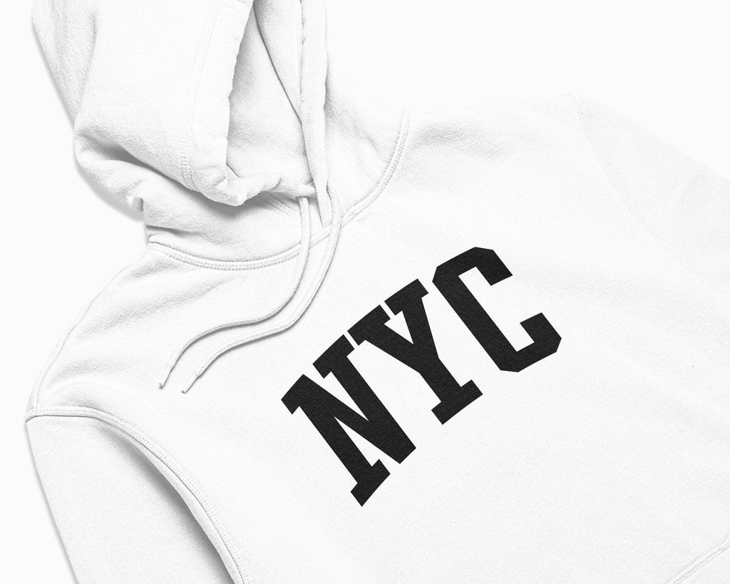 NYC Hoodie - White/Black