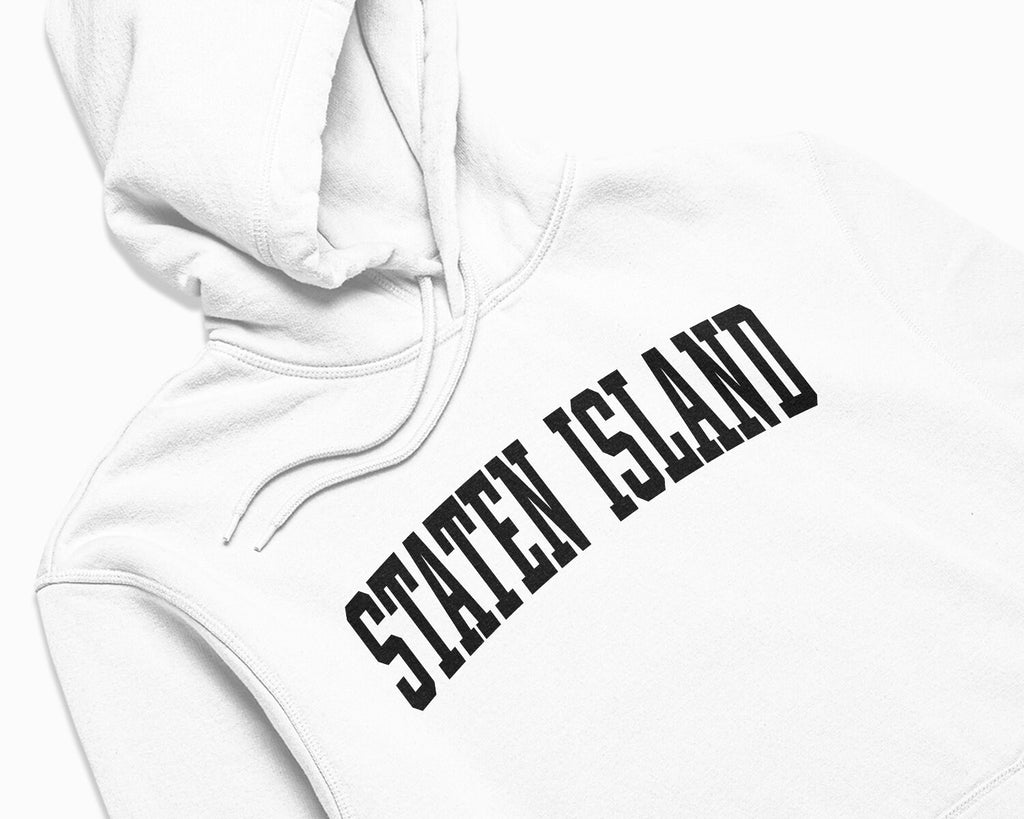 Staten Island Hoodie - White/Black