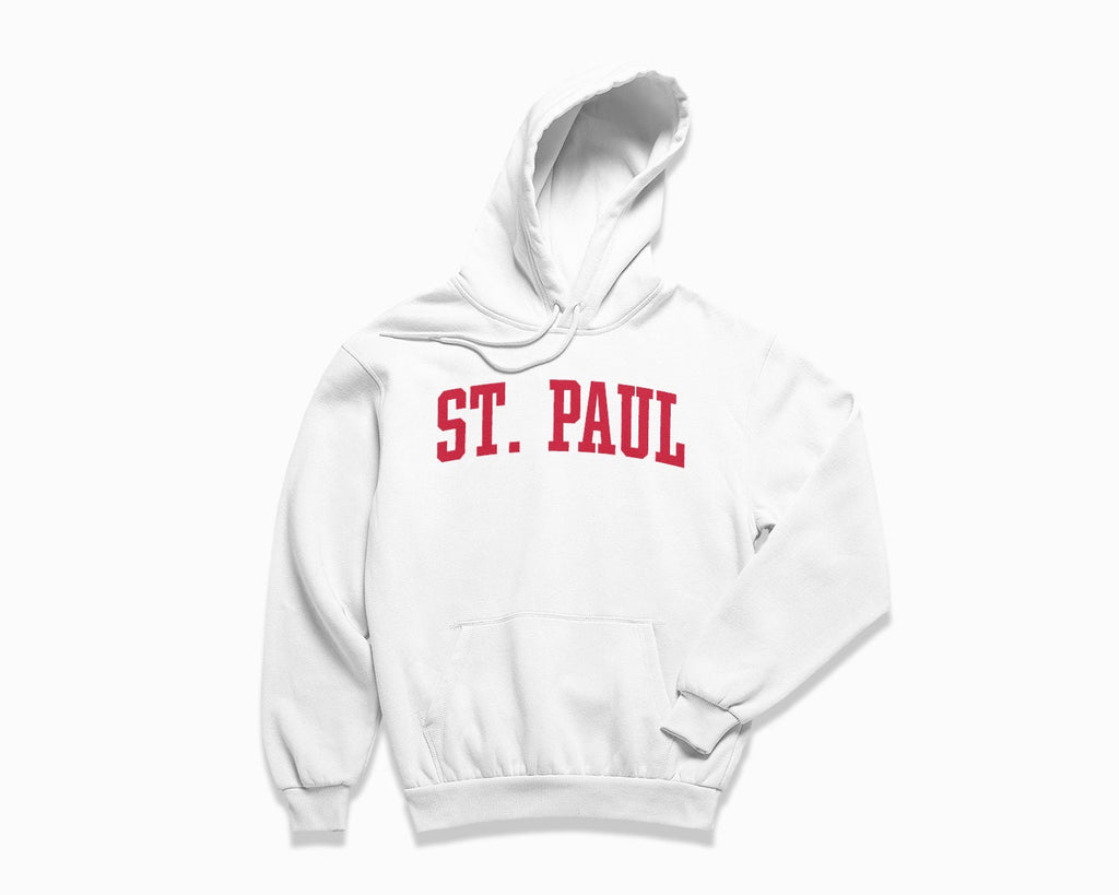 St. Paul Hoodie - White/Red