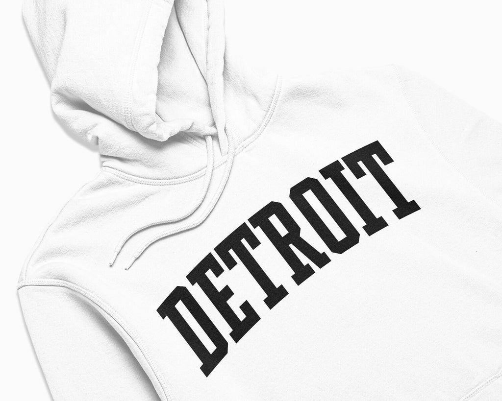 Detroit Hoodie - White/Black