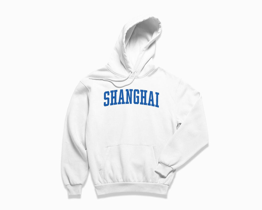 Shanghai Hoodie - White/Royal Blue