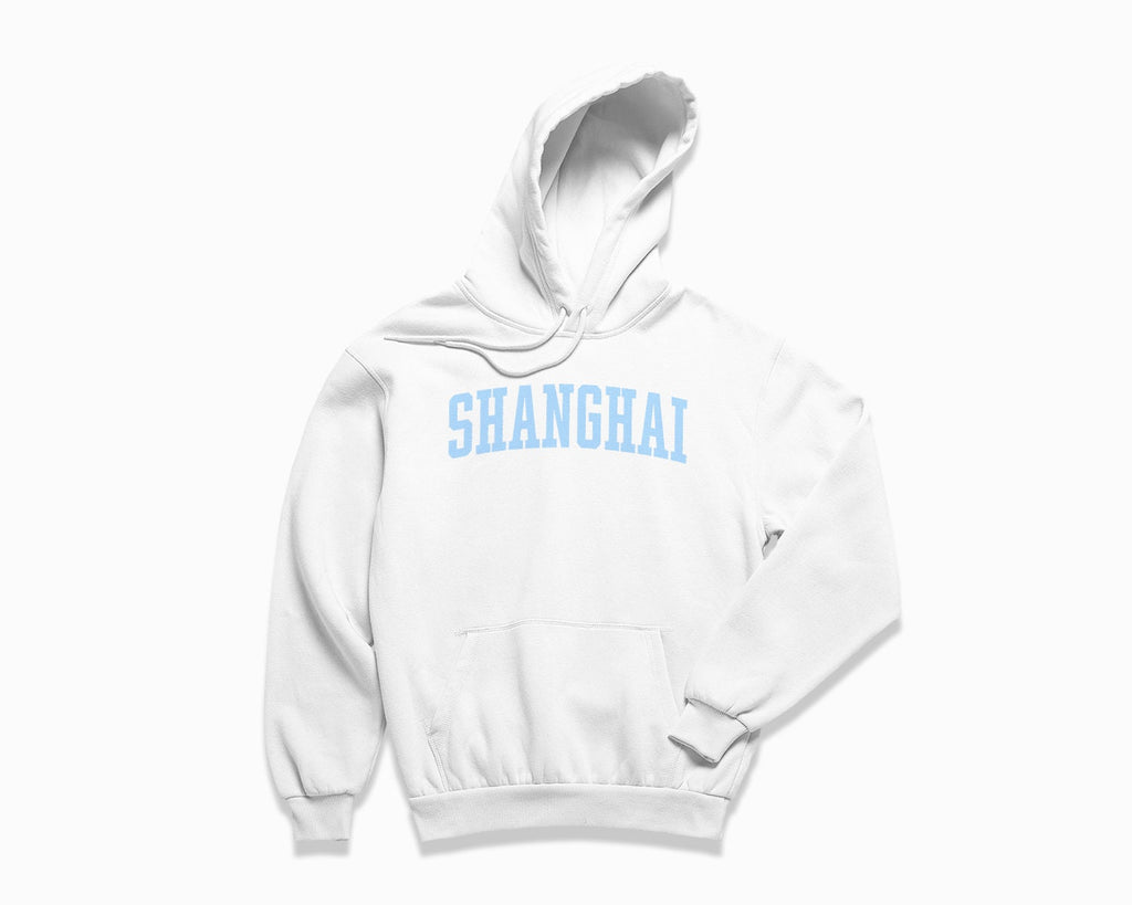 Shanghai Hoodie - White/Light Blue