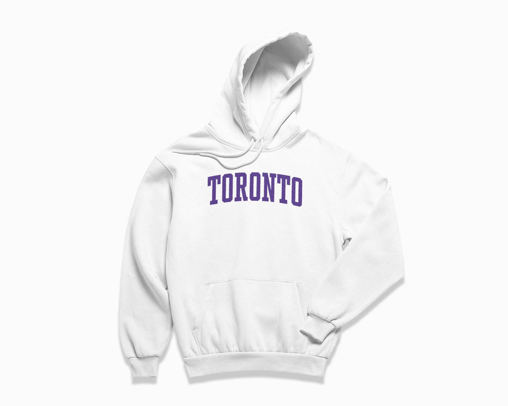 Toronto Hoodie - White/Purple
