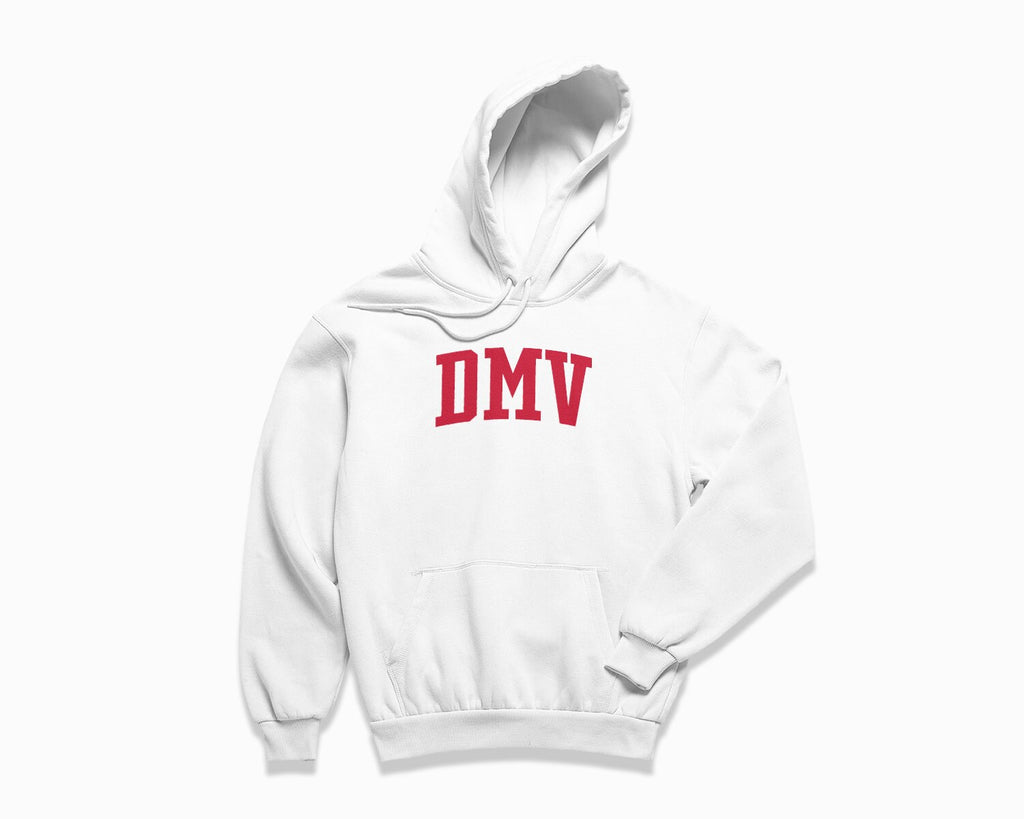 DMV Hoodie - White/Red