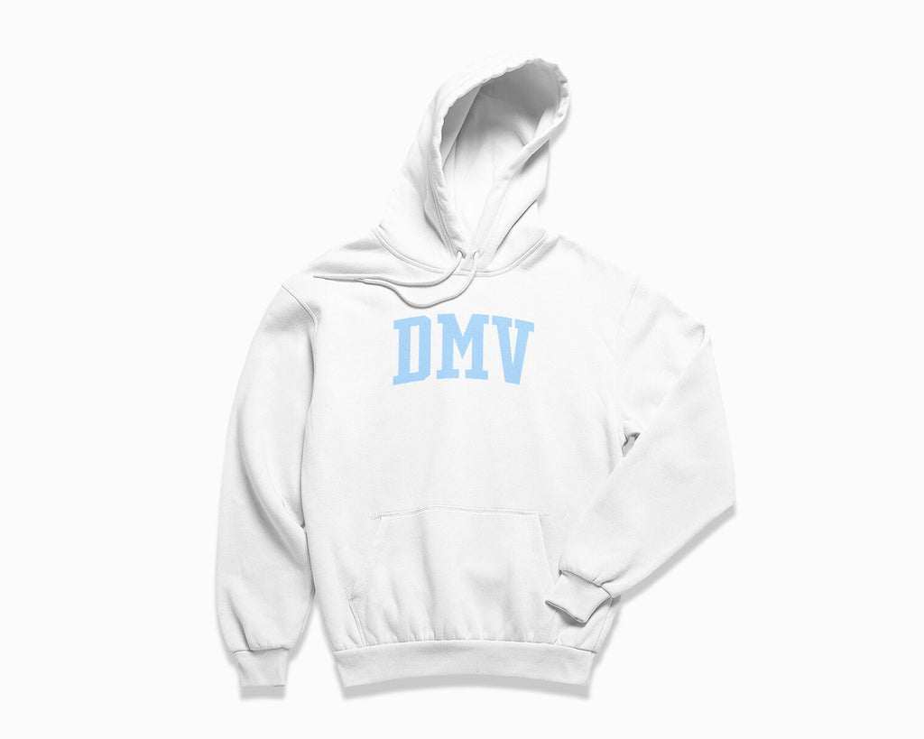 DMV Hoodie - White/Light Blue