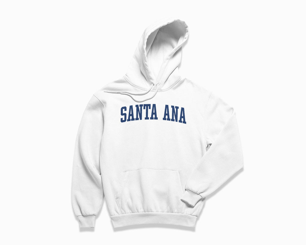 Santa Ana Hoodie - White/Navy Blue