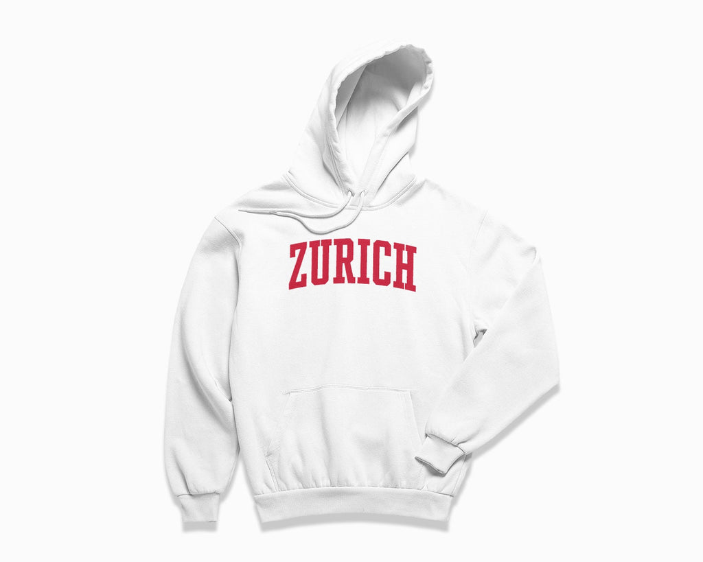 Zurich Hoodie - White/Red