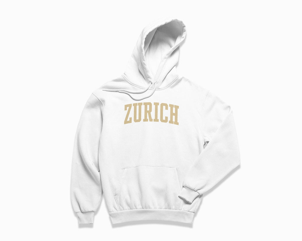 Zurich Hoodie - White/Tan