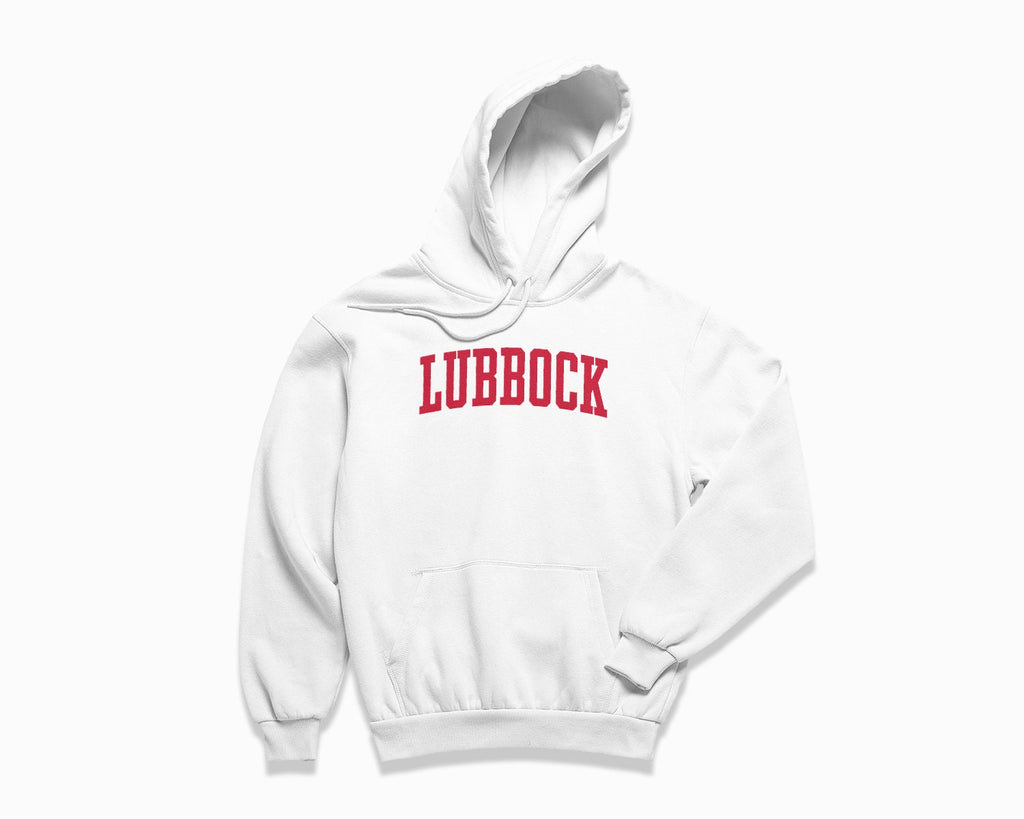 Lubbock Hoodie - White/Red