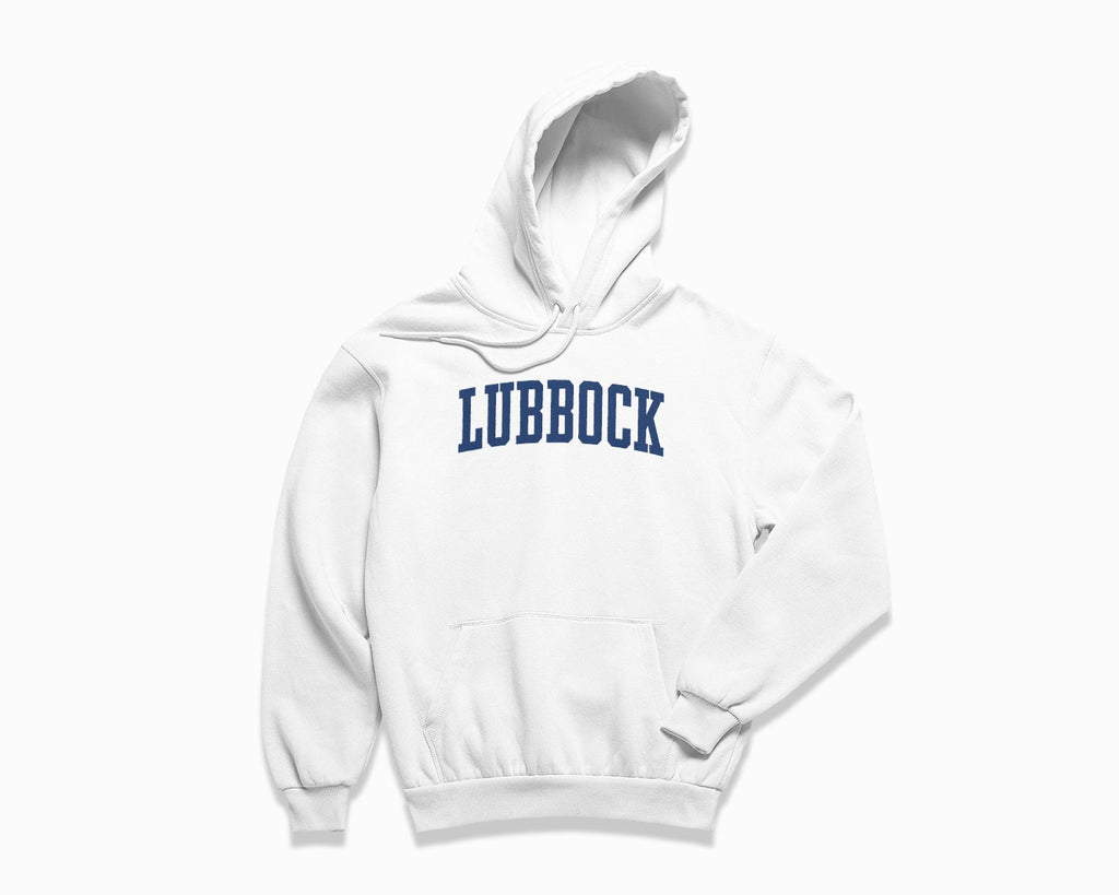 Lubbock Hoodie - White/Navy Blue