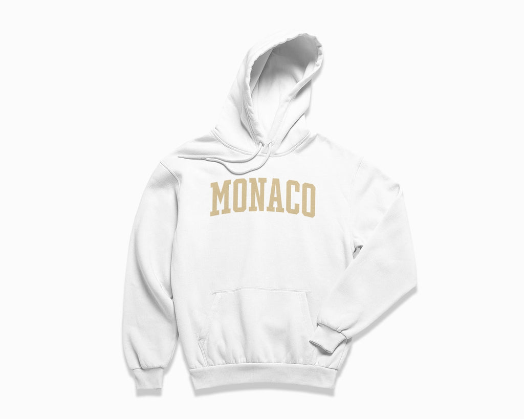 Monaco Hoodie - White/Tan