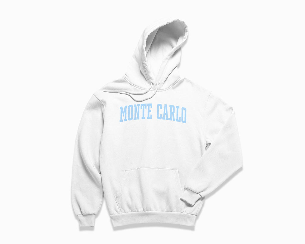 Monte Carlo Hoodie - White/Light Blue