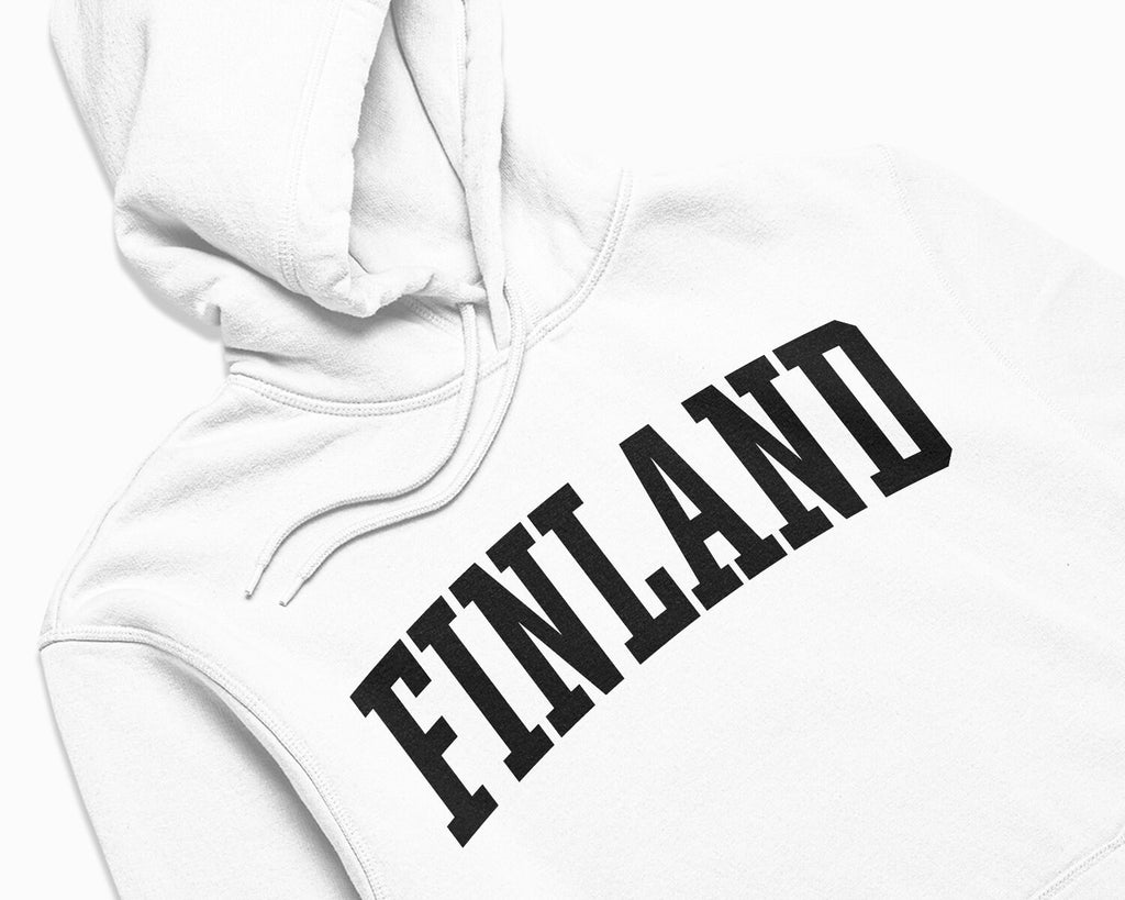 Finland Hoodie - White/Black