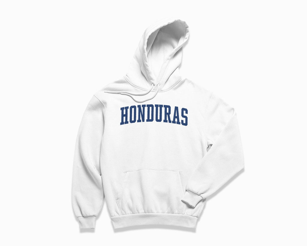 Honduras Hoodie - White/Navy Blue