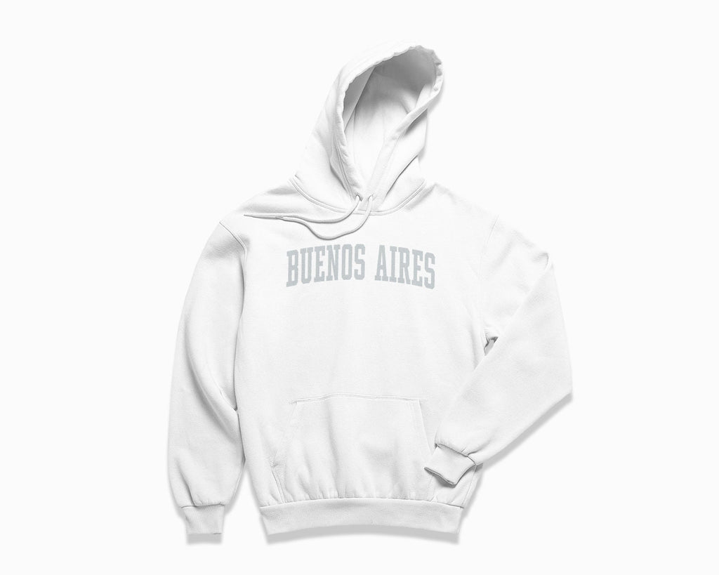 Buenos Aires Hoodie - White/Grey