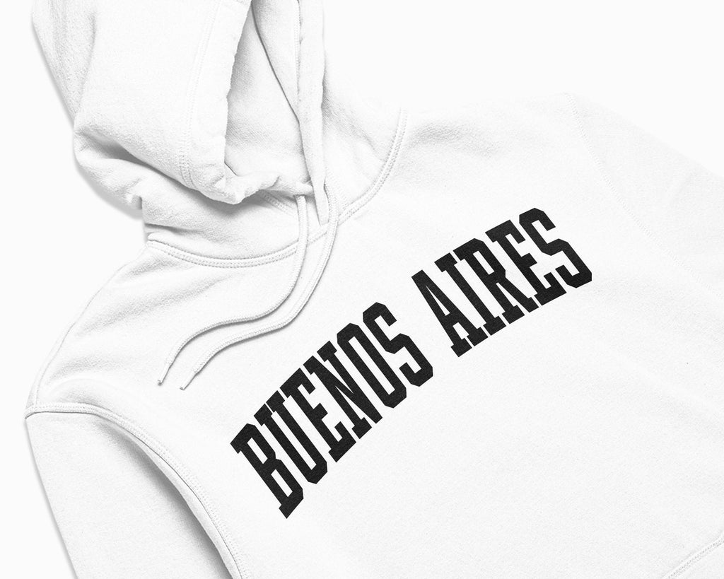 Buenos Aires Hoodie - White/Black