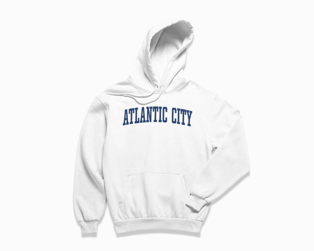 Atlantic City Hoodie - White/Navy Blue