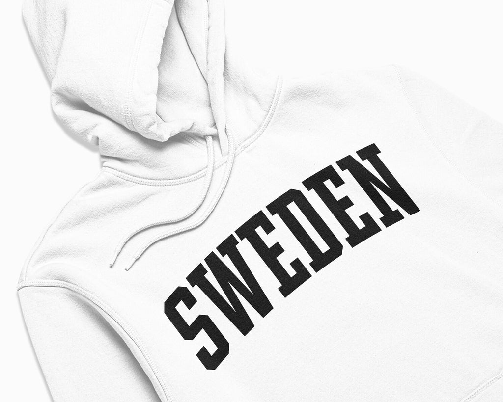 Sweden Hoodie - White/Black