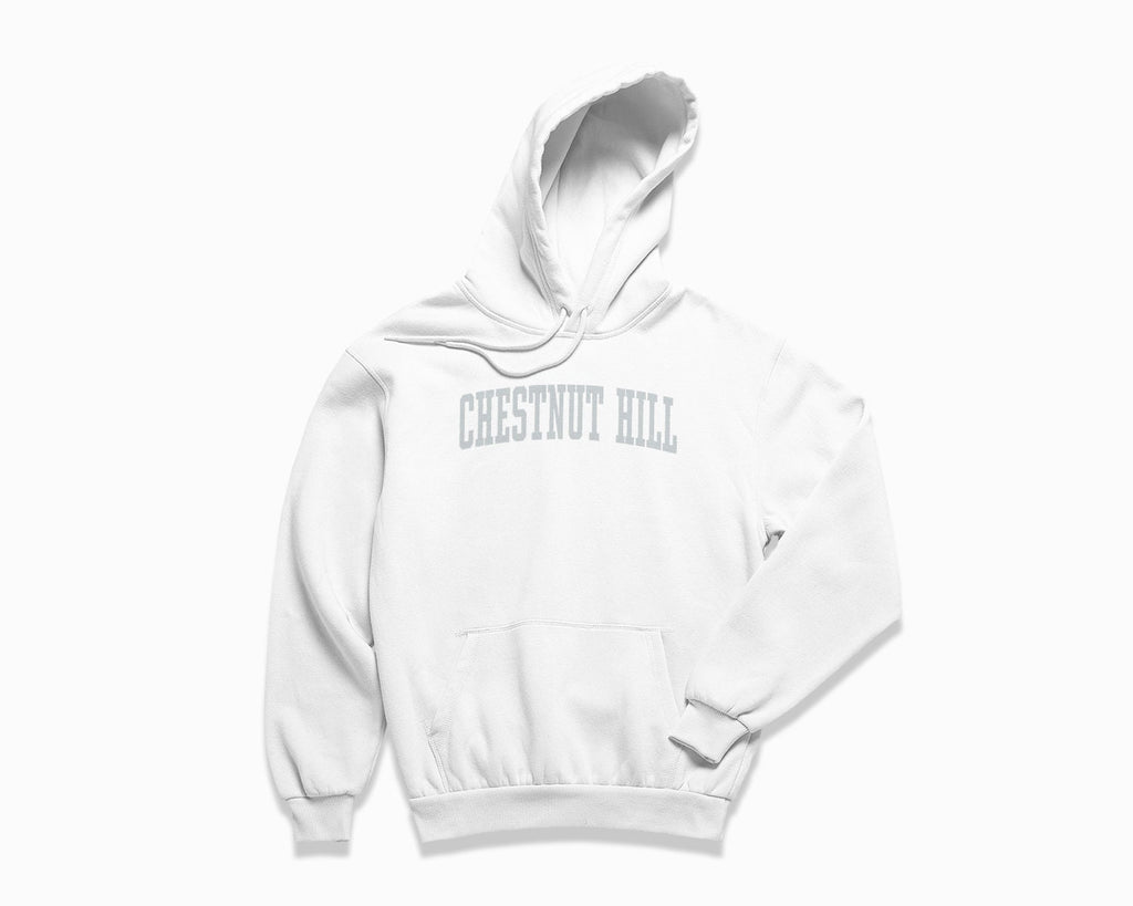 Chestnut Hill Hoodie - White/Grey