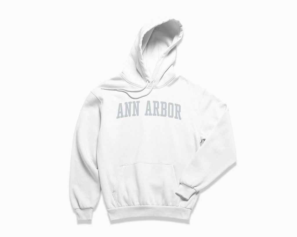 Ann Arbor Hoodie - White/Grey