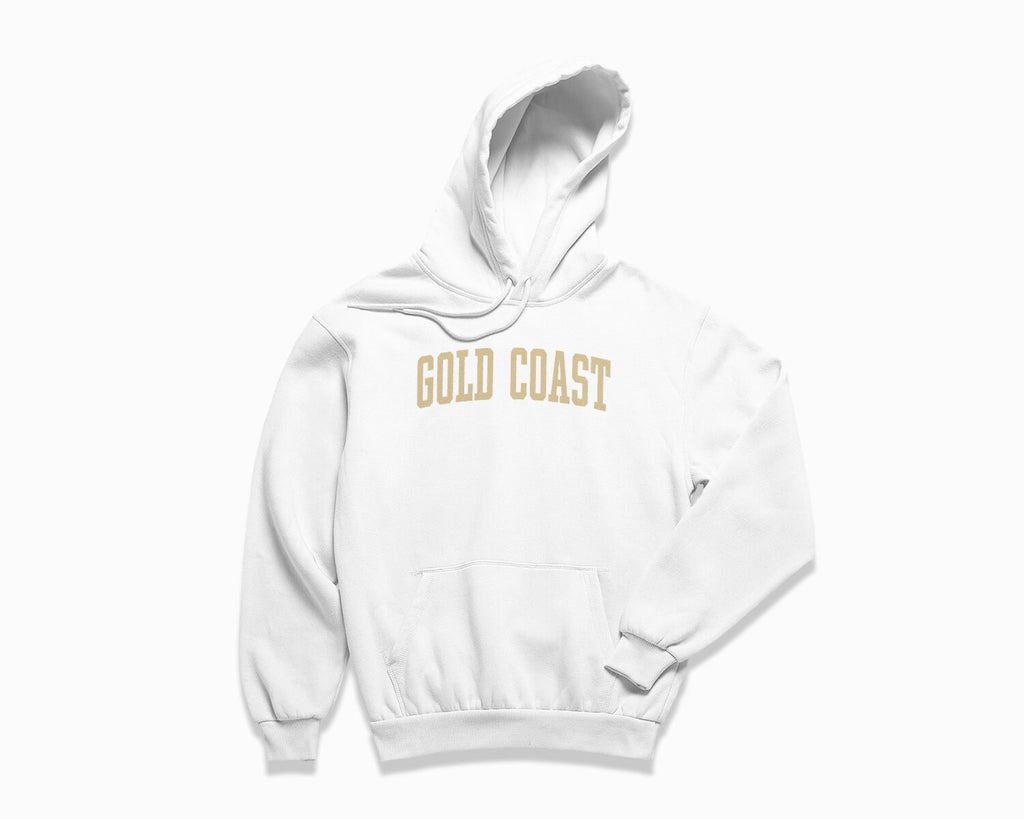 Gold Coast Hoodie - White/Tan