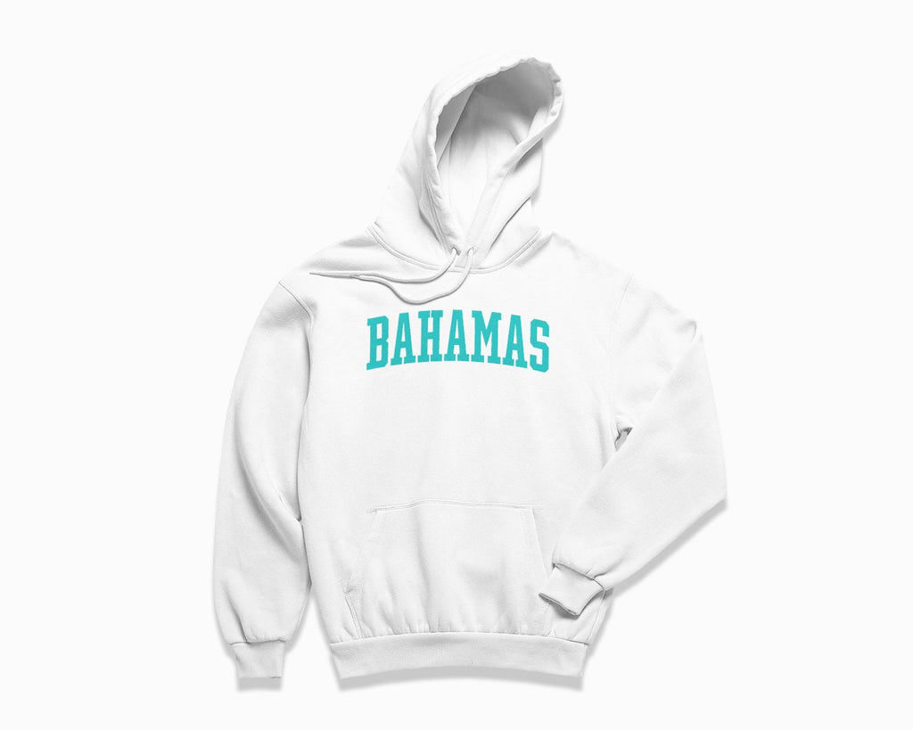 Bahamas Hoodie - White/Turquoise