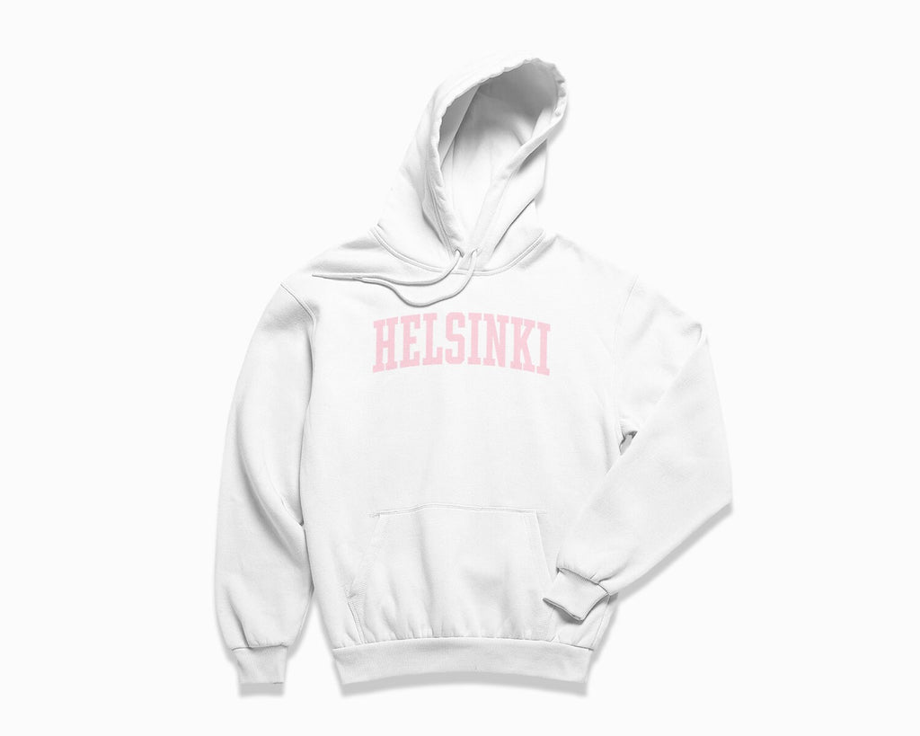 Helsinki Hoodie - White/Light Pink