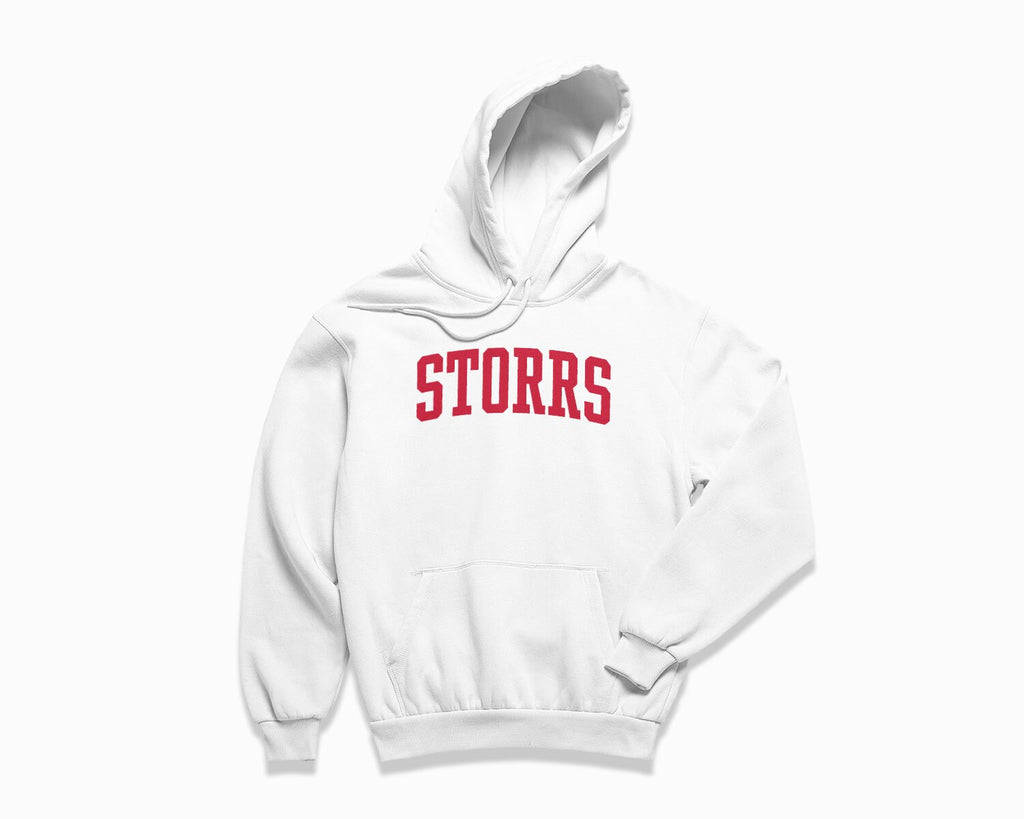 Storrs Hoodie - White/Red