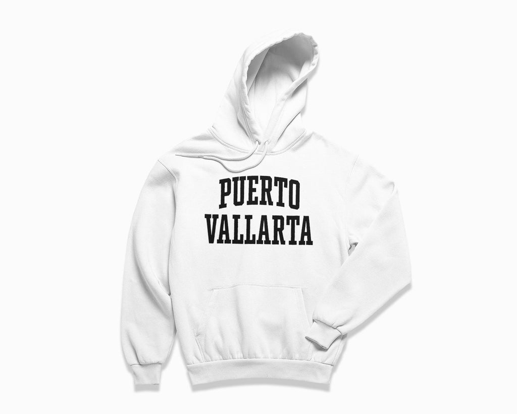 Puerto Vallarta Hoodie - White/Black