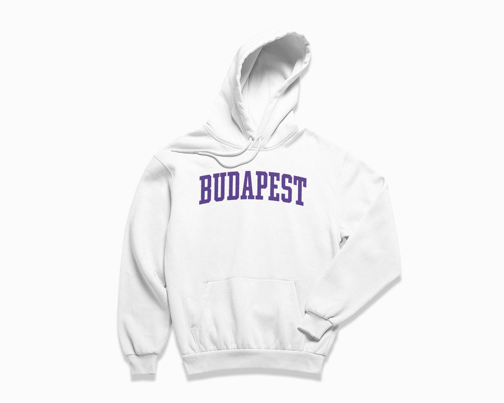 Budapest Hoodie - White/Purple