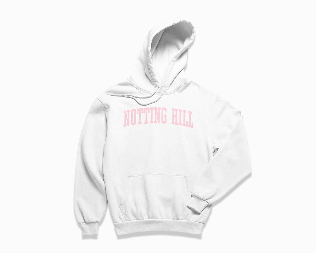 Notting Hill Hoodie - White/Light Pink