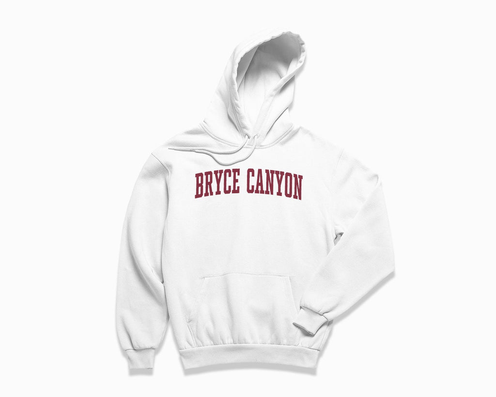 Bryce Canyon Hoodie - White/Maroon