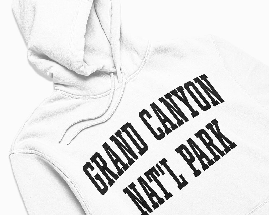 Grand Canyon National Park Hoodie - White/Black