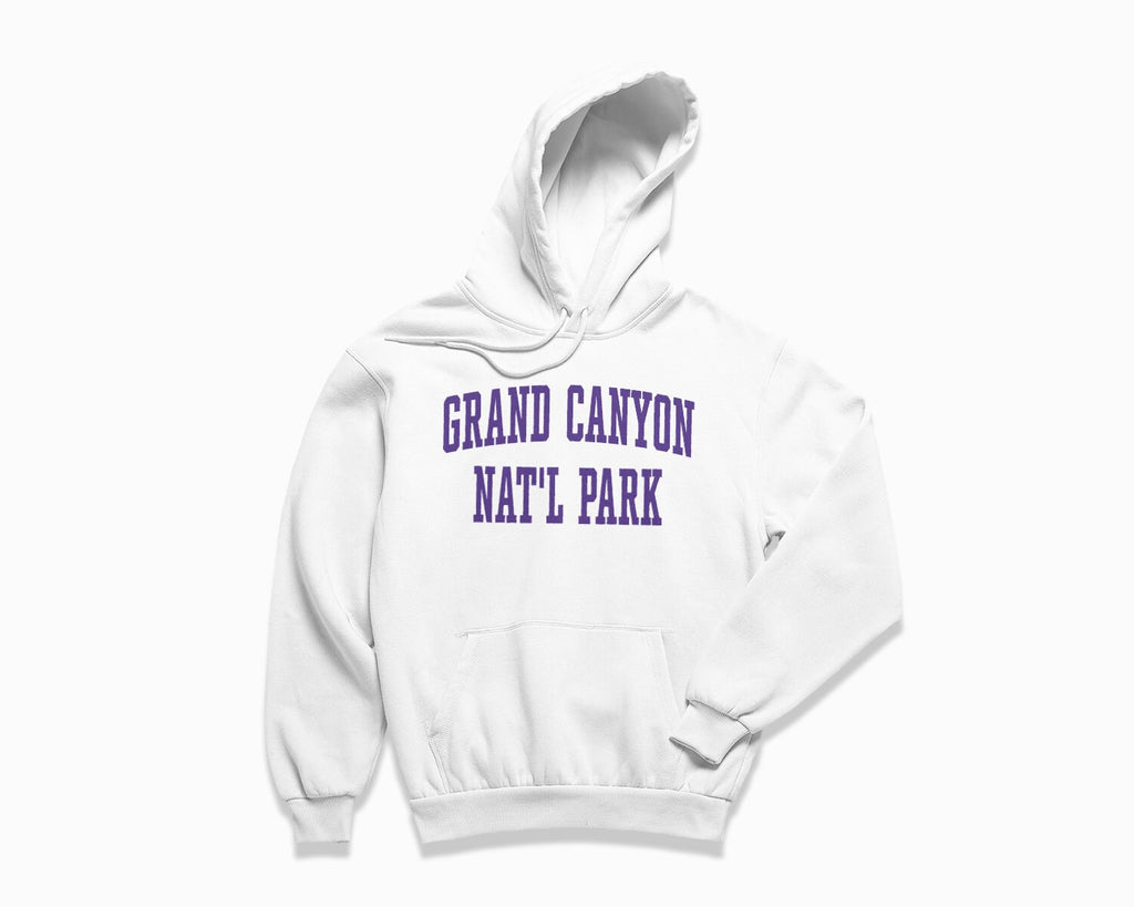 Grand Canyon National Park Hoodie - White/Purple