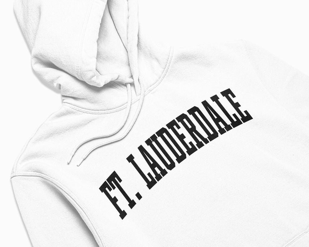 Ft. Lauderdale Hoodie - White/Black