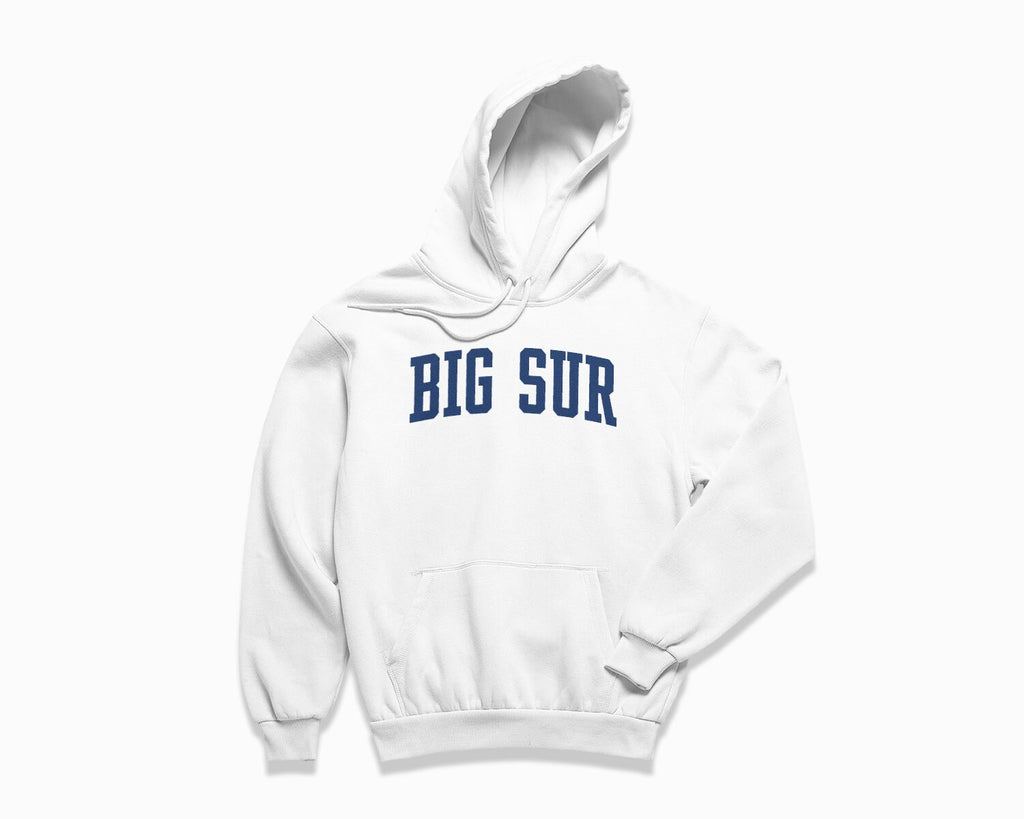 Big Sur Hoodie - White/Navy Blue