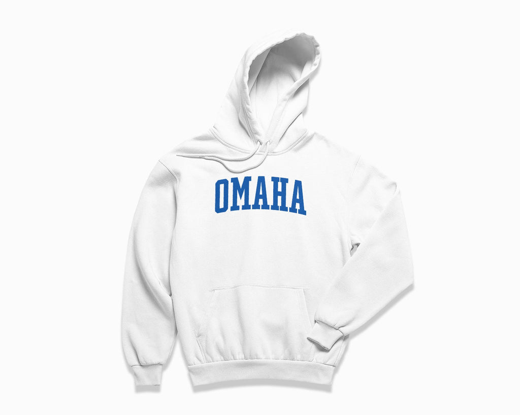 Omaha Hoodie - White/Royal Blue