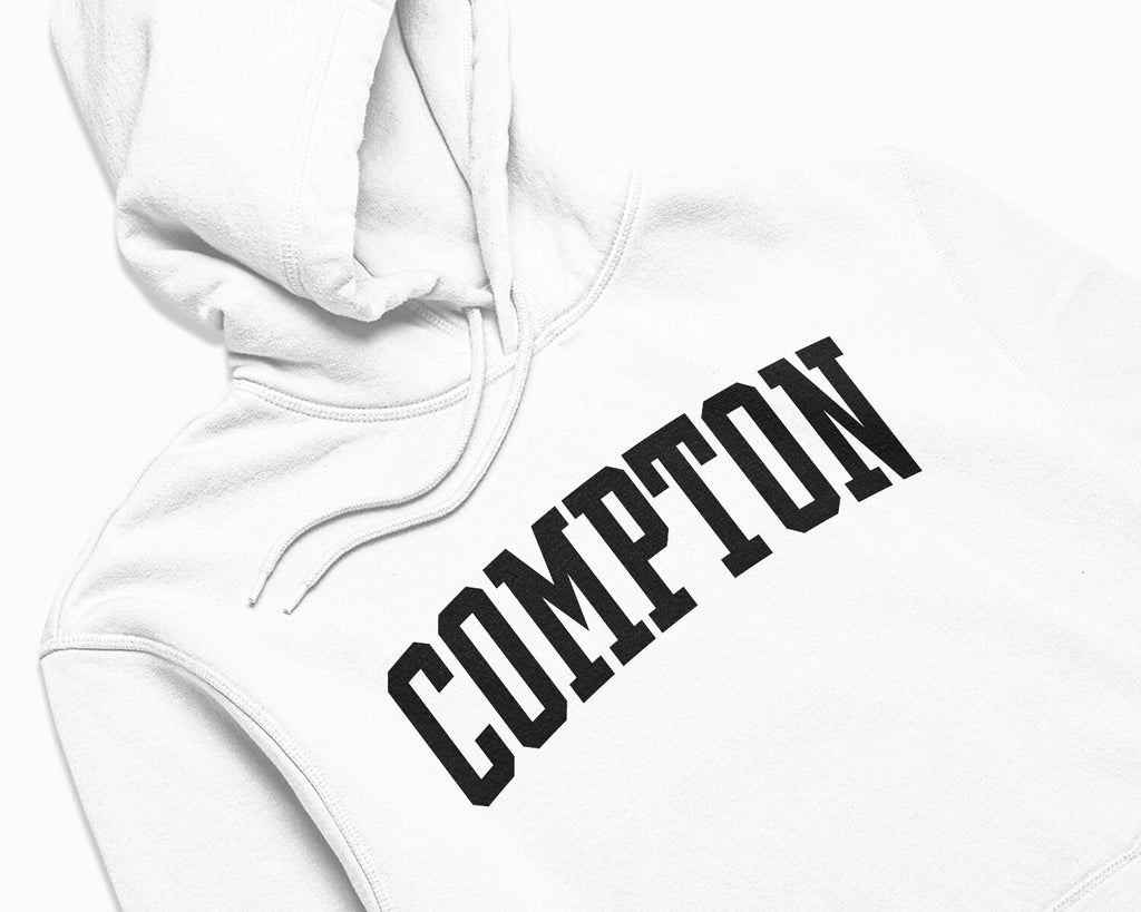 Compton Hoodie - White/Black